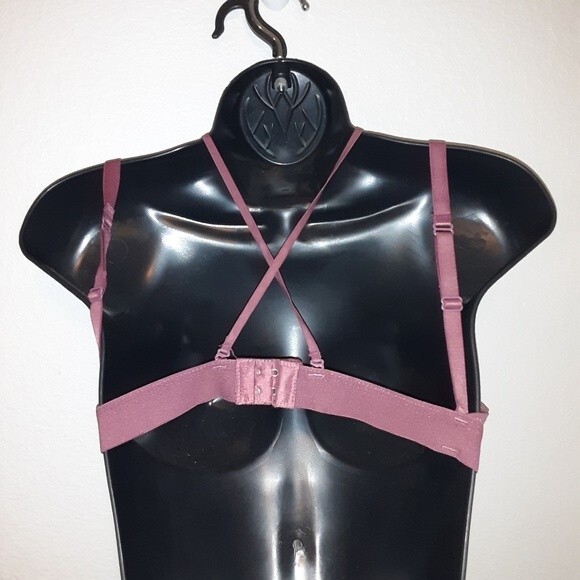 Youmita Deco Rose Large Semi-Sheer Bralette & Mesh Thong NWT - Picture 10 of 13